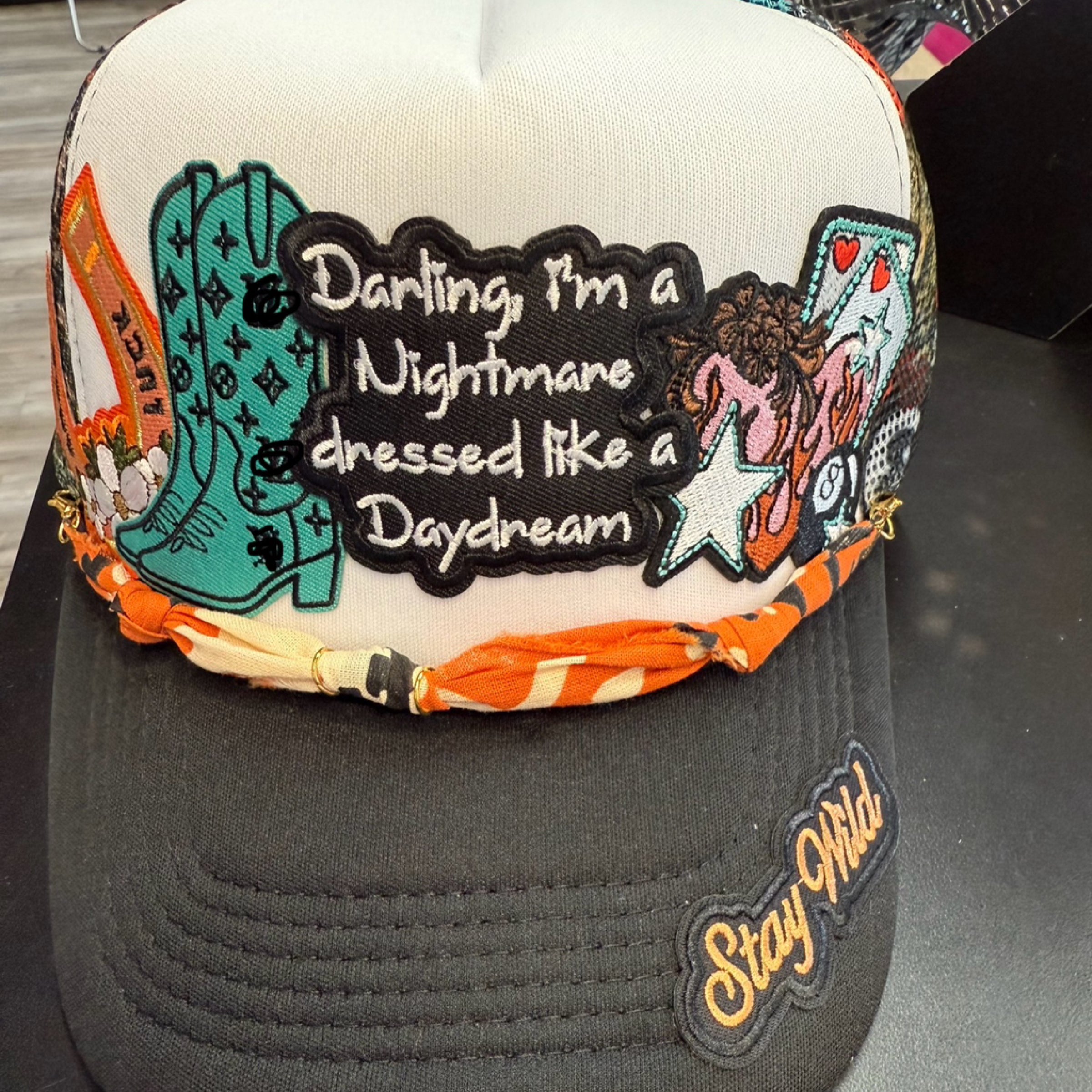 Nightmare Dressed As A Daydream Hat | Fashionista Shirt Co.